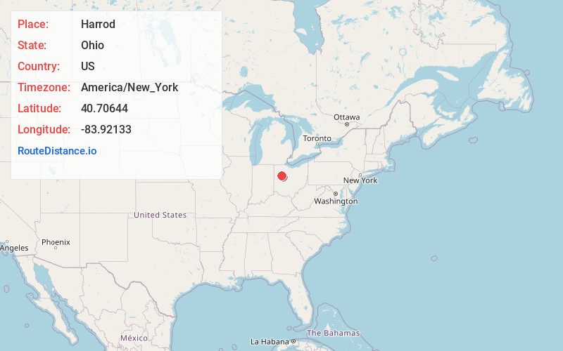 Map of Harrod
