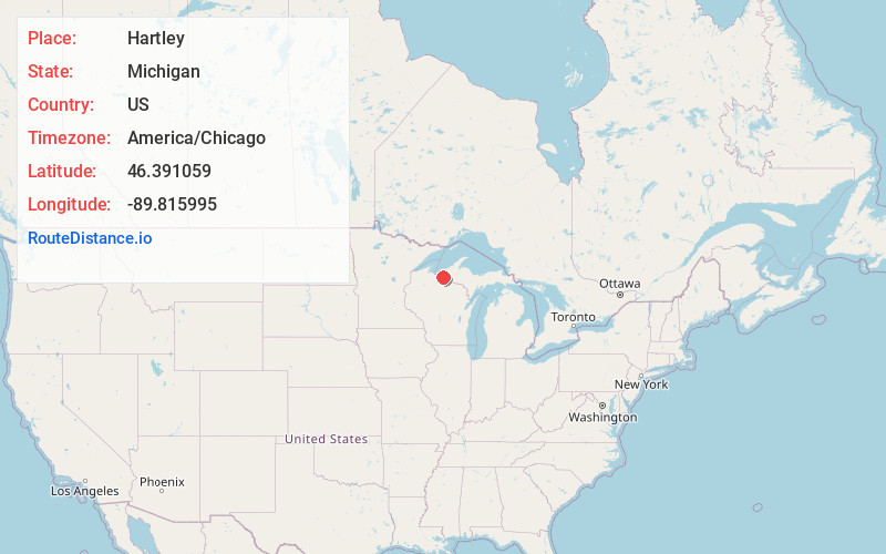Map of Hartley
