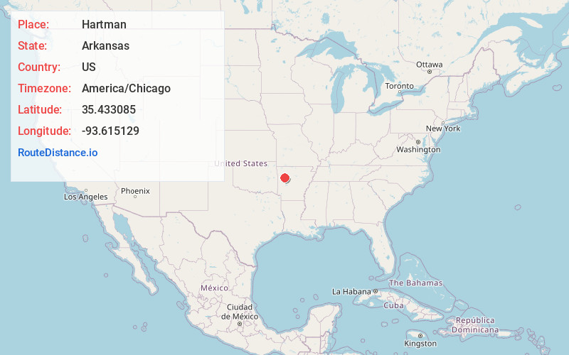 Map of Hartman