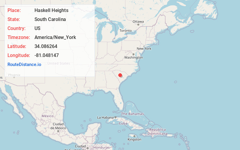 Map of Haskell Heights