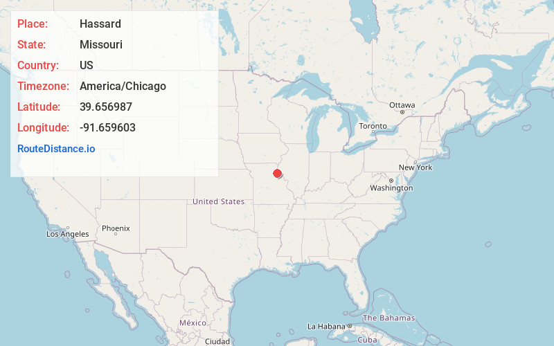 Map of Hassard