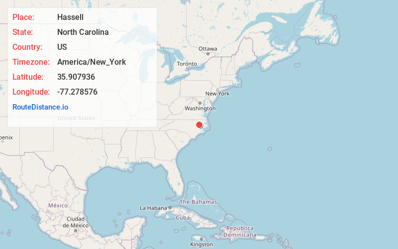 Map of Hassell