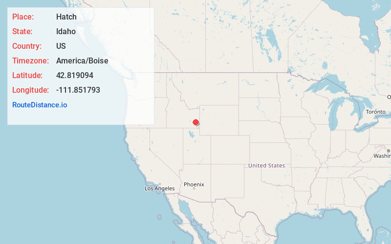 Map of Hatch