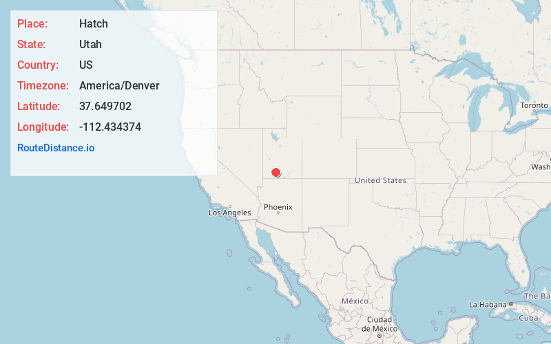 Map of Hatch
