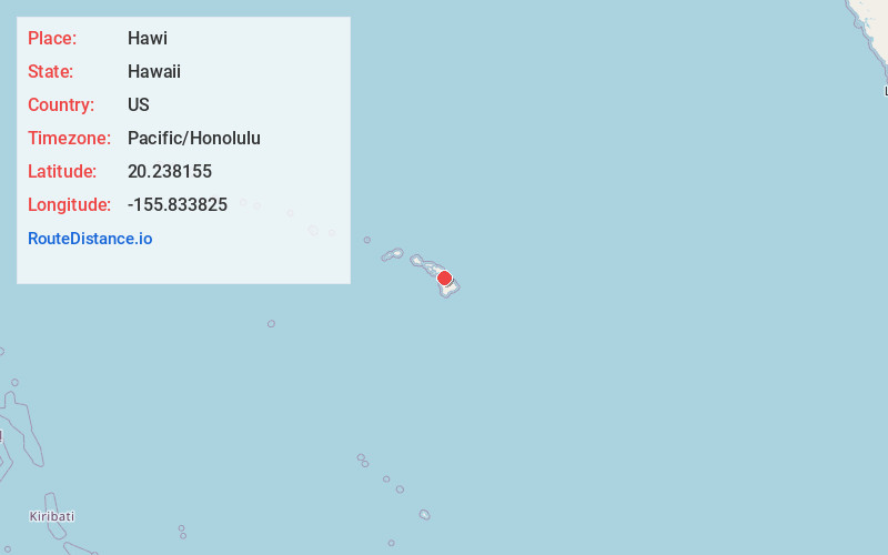 Map of Hawi