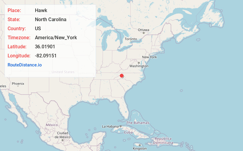 Map of Hawk