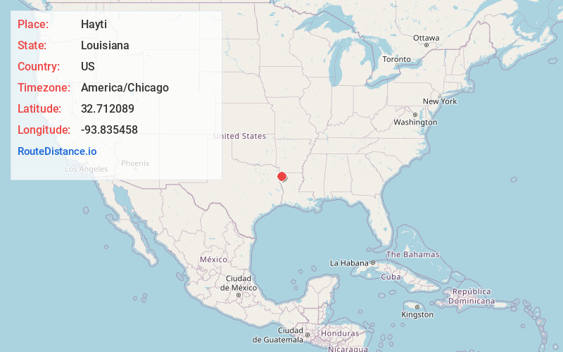 Map of Hayti
