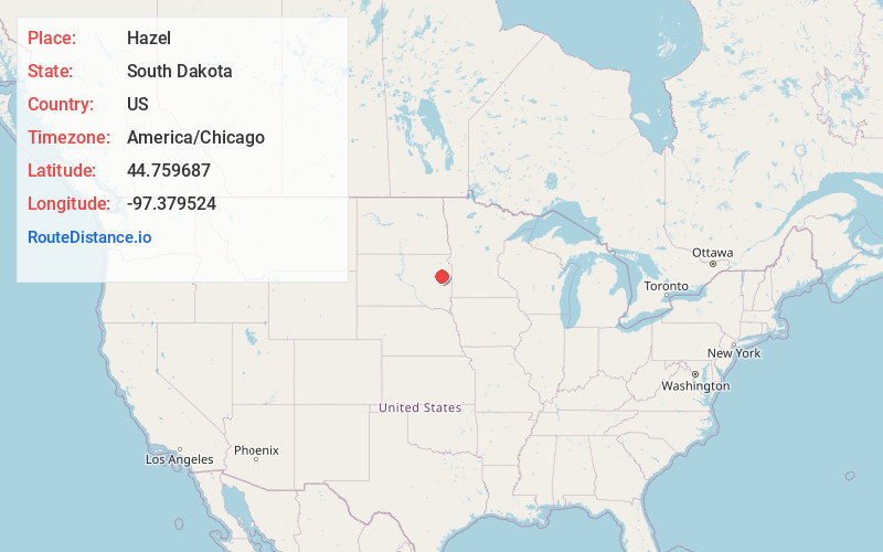 Map of Hazel