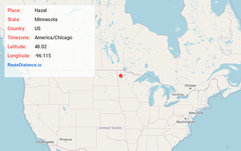 Map of Hazel