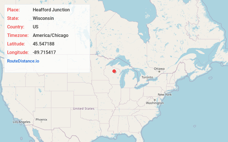 Map of Heafford Junction