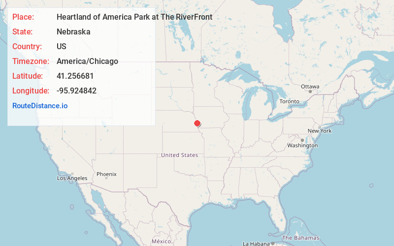 Map of Heartland of America Park at The RiverFront