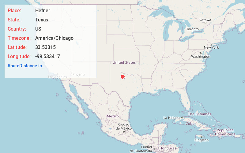 Map of Hefner