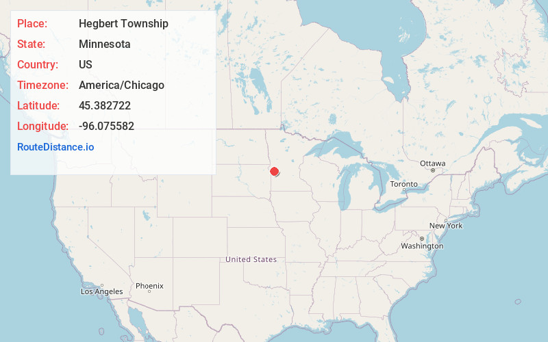 Map of Hegbert Township