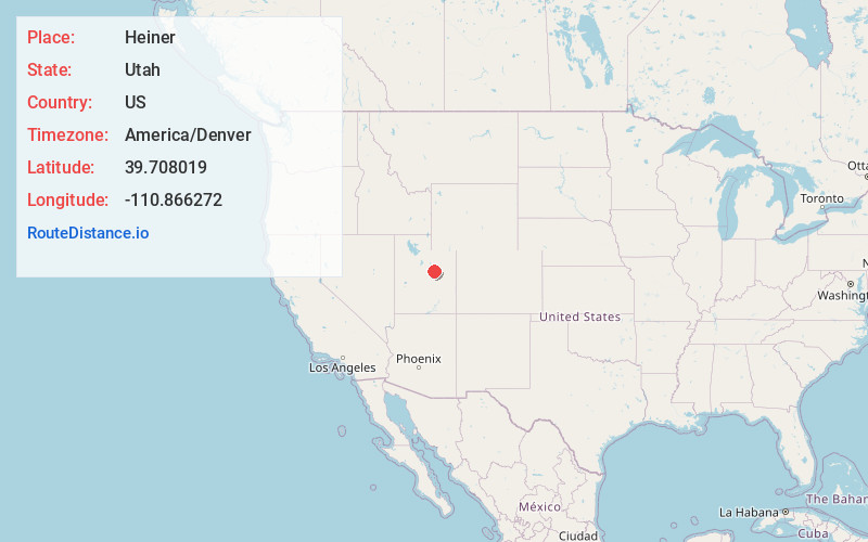 Map of Heiner