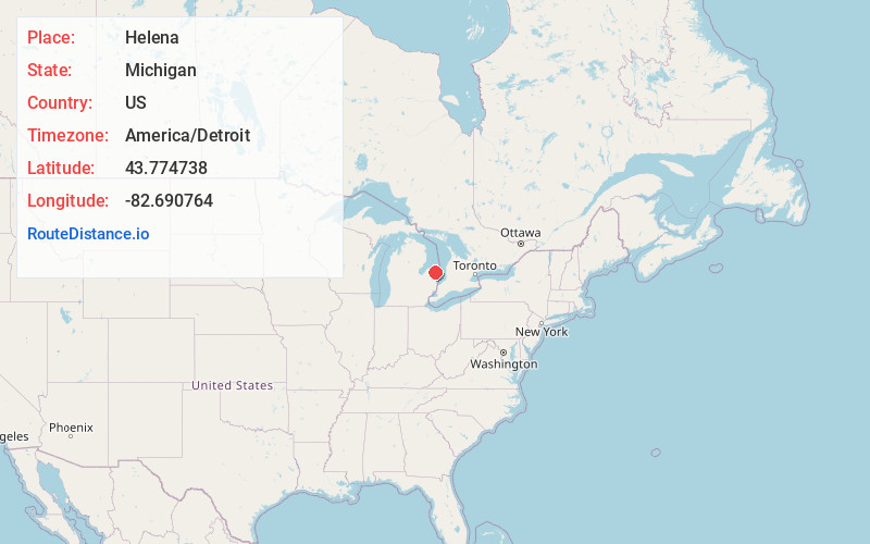 Map of Helena