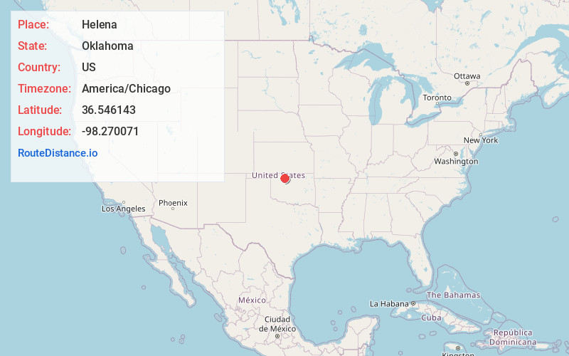 Map of Helena