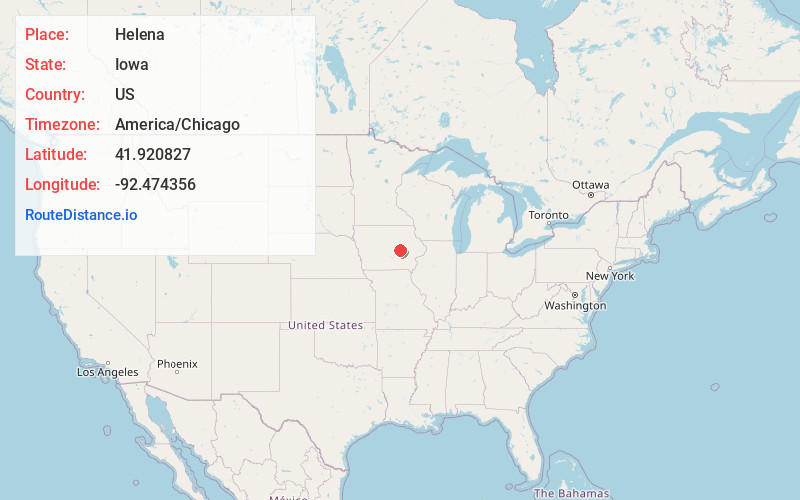 Map of Helena