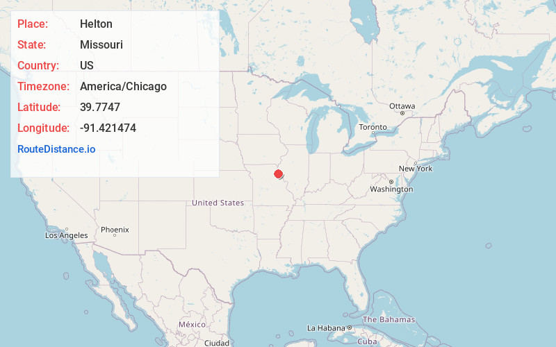 Map of Helton