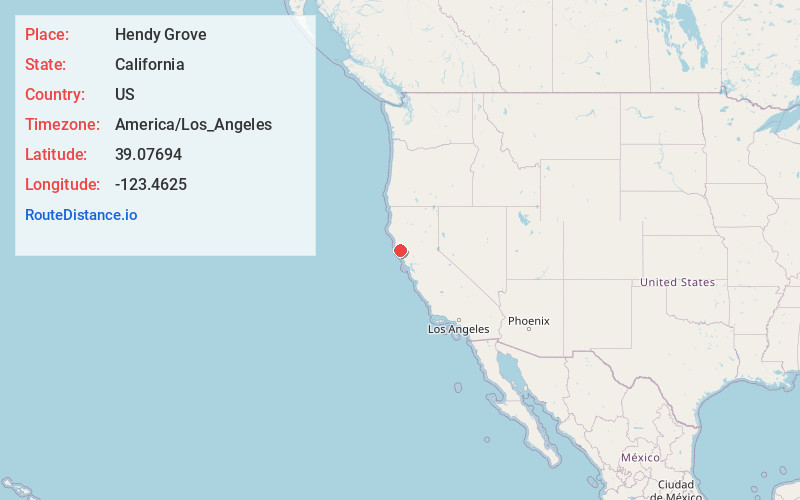 Map of Hendy Grove