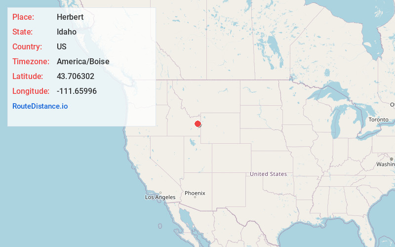 Map of Herbert