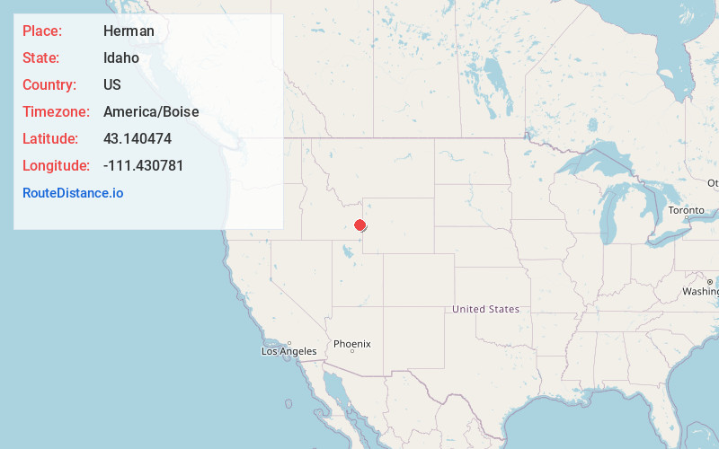 Map of Herman