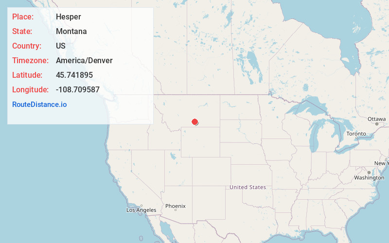 Map of Hesper