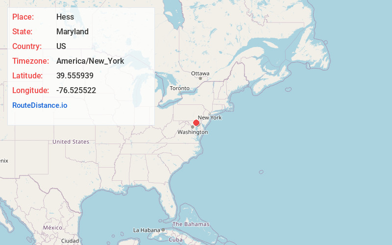 Map of Hess