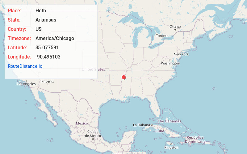 Map of Heth