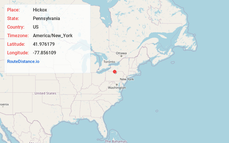 Map of Hickox