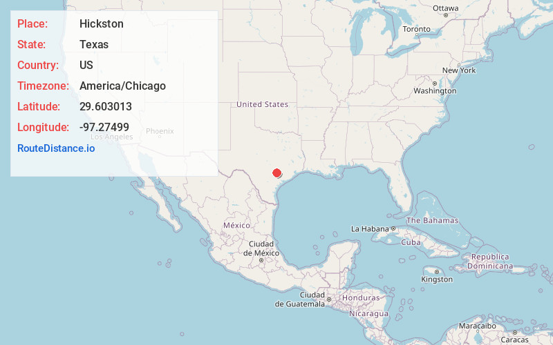 Map of Hickston