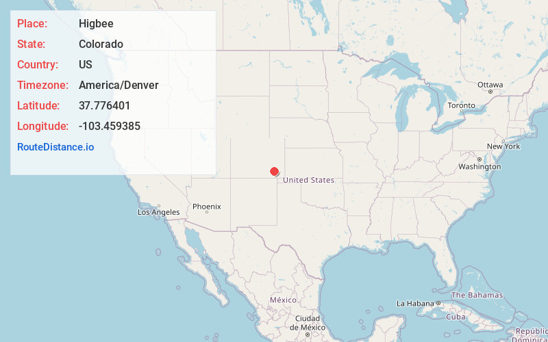 Map of Higbee