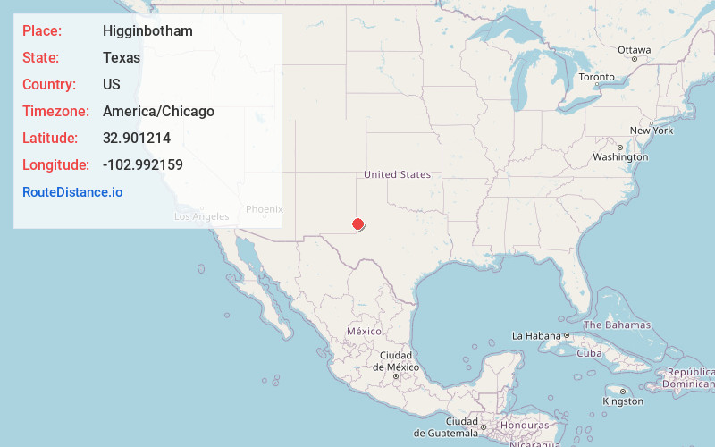 Map of Higginbotham