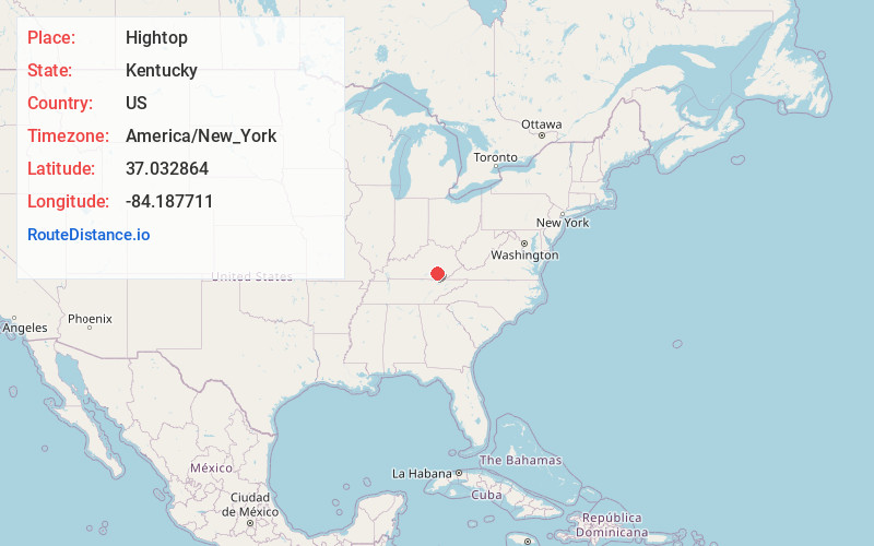 Map of Hightop