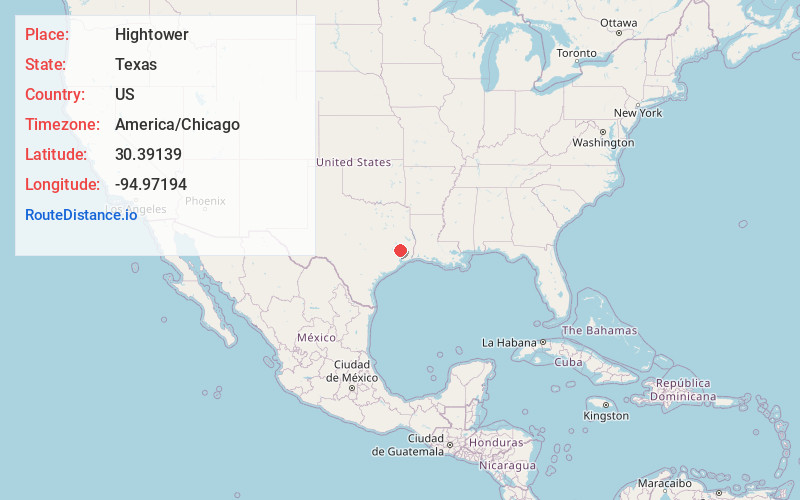 Map of Hightower