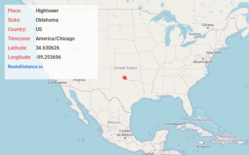 Map of Hightower
