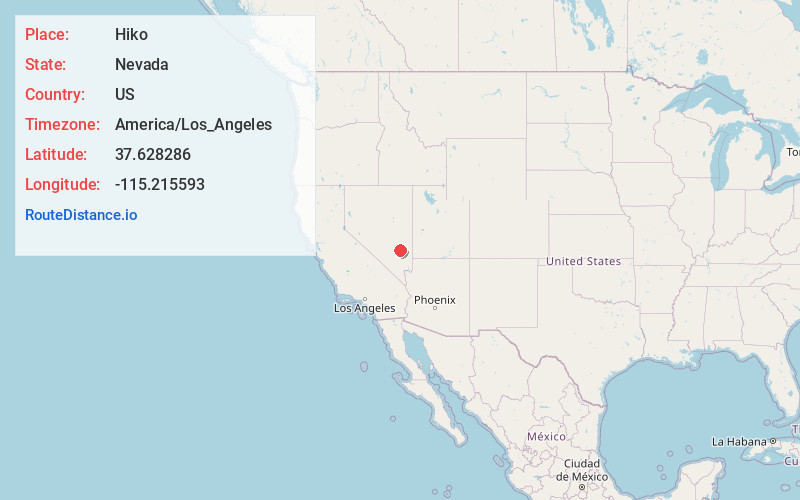 Map of Hiko