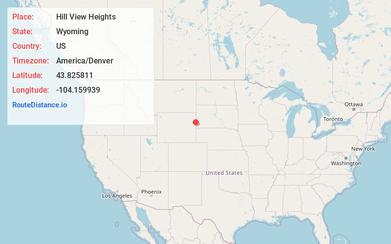 Map of Hill View Heights