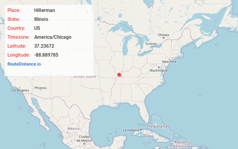 Map of Hillerman