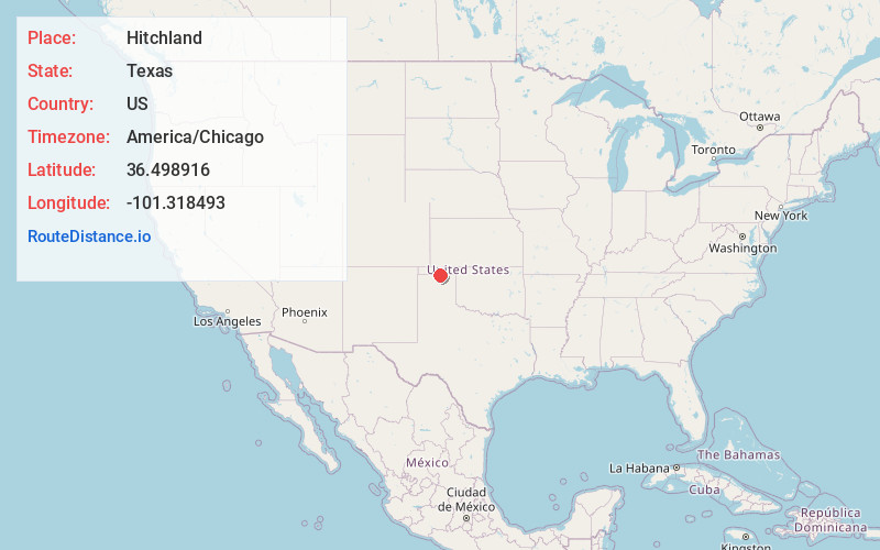 Map of Hitchland