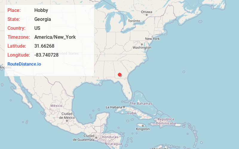 Map of Hobby