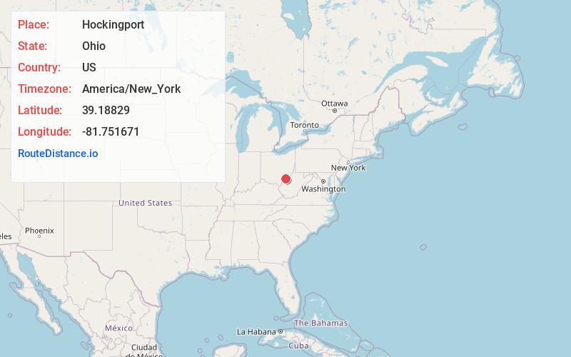 Map of Hockingport