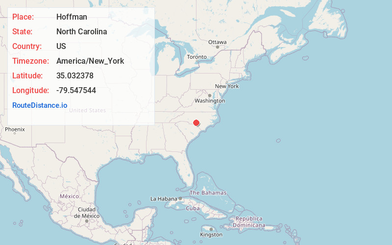 Map of Hoffman