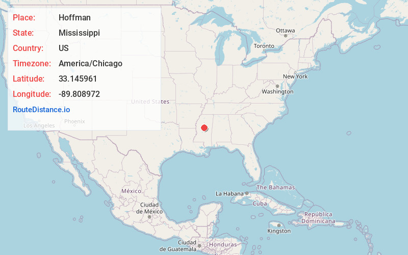 Map of Hoffman