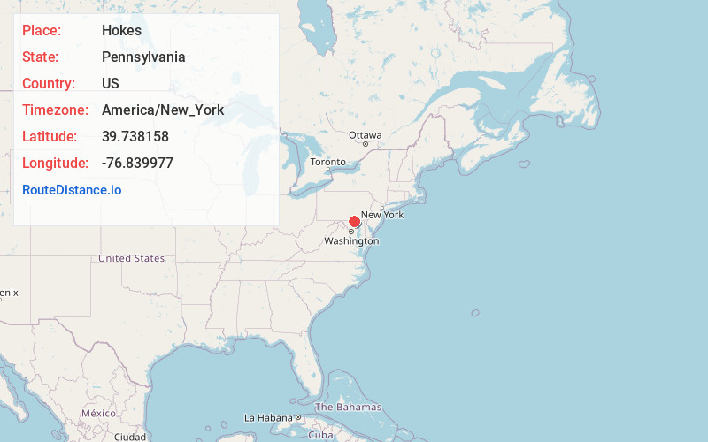 Map of Hokes