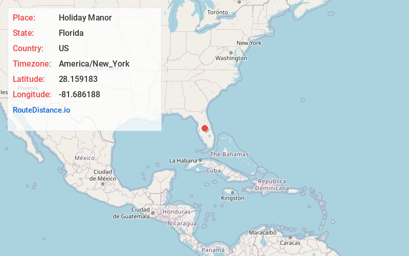 Map of Holiday Manor