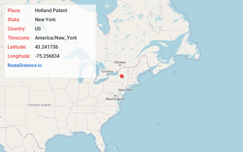 Map of Holland Patent