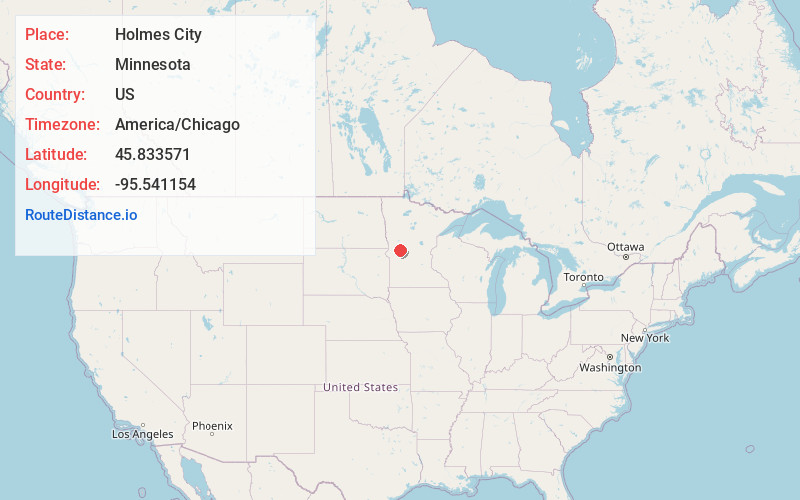 Map of Holmes City