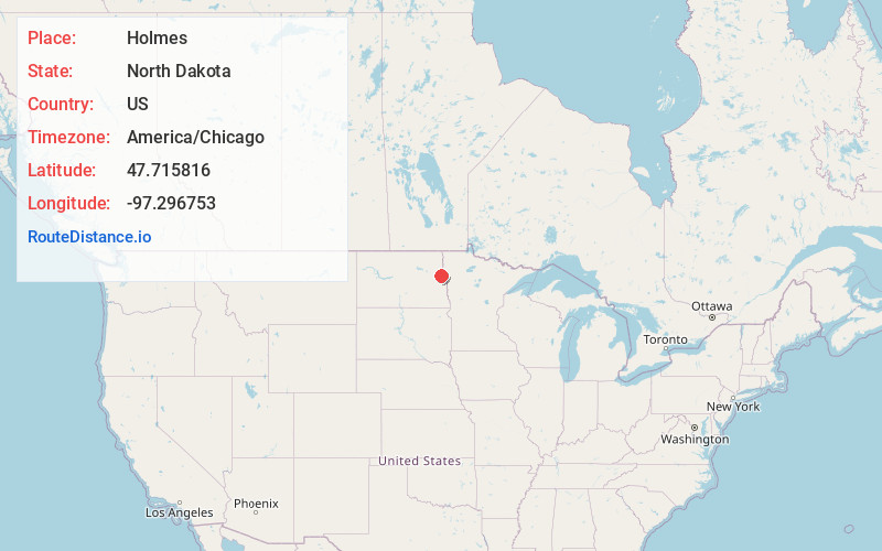 Map of Holmes