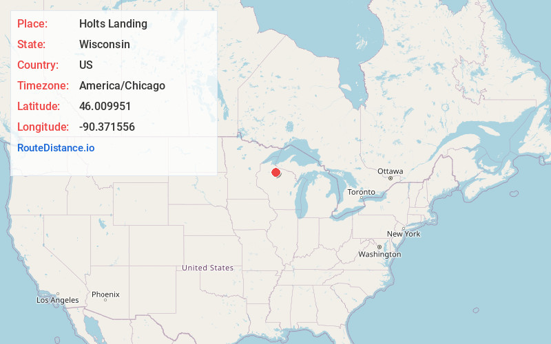 Map of Holts Landing