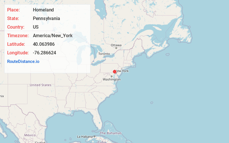 Map of Homeland